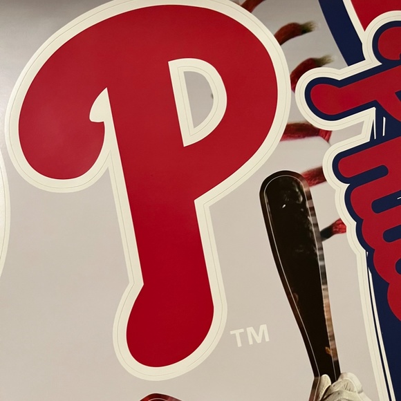 Philadelphia Phillies Chase Utley Fathead Wall Cling Poster 25" x 32" - Picture 6 of 6